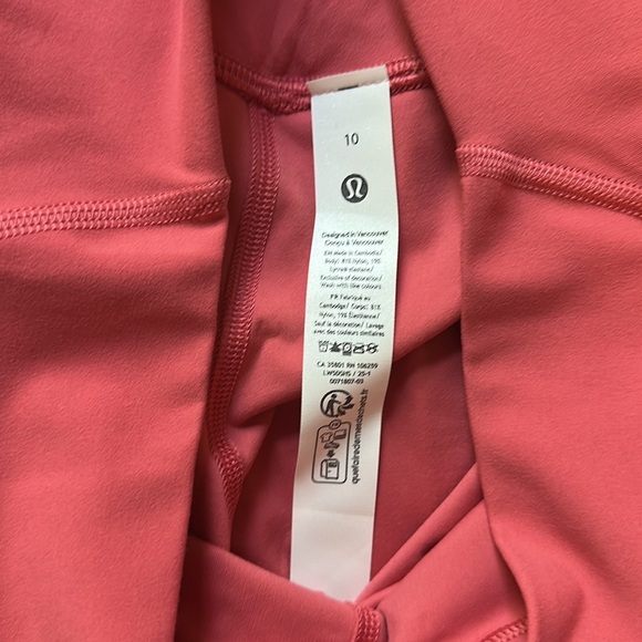 Lululemon align high rise w/ pockets 10 desert red - Picture 3 of 8
